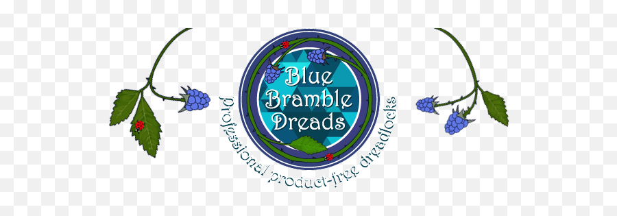 Blue Bramble Dreads Natural Product Free Dreadlocks - Blue Circle Png,Dreads Png