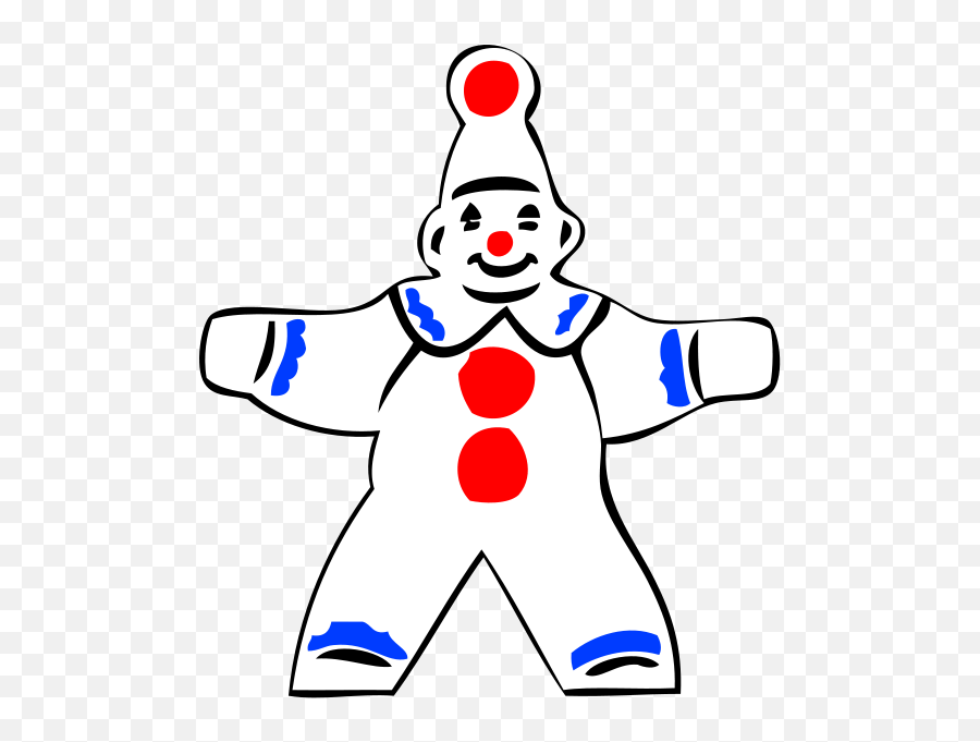 Simple Clown Figure Png Clip Arts - Outline Picture Of Joker,Human Figure Png