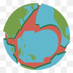 Carbon Dioxide In Air Has Increased - Tectonic Plates Transparent Background Png,Plates Png