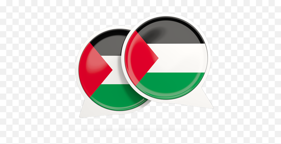 Round Chat Icon Illustration Of Flag Palestinian Territories - Language Png,Green Chat Icon