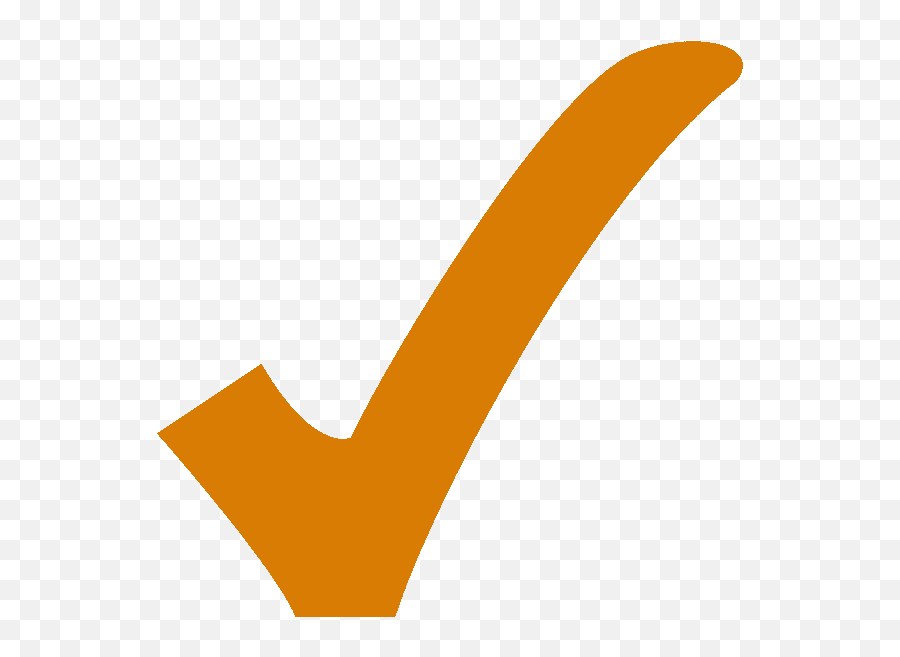 Yes Check Orange - Check Mark Png Magenta,Orange Png