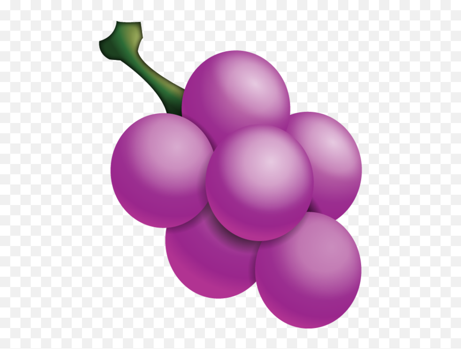 Grape Yummy Transparent Png Clipart - Grape Emoji Transparent,Yummy Png
