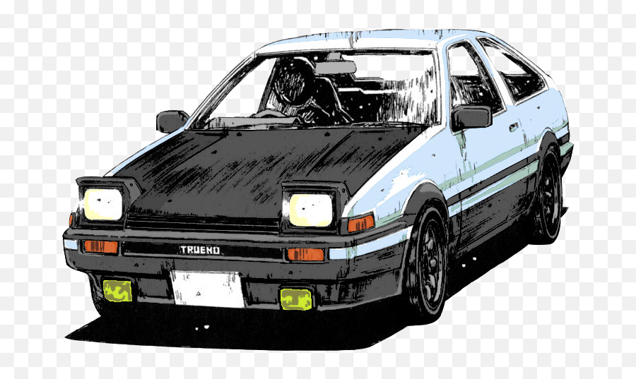 Rx7 Drawing Fc3s Picture - Initial D Ae86 Drawing Png,Initial D Logo