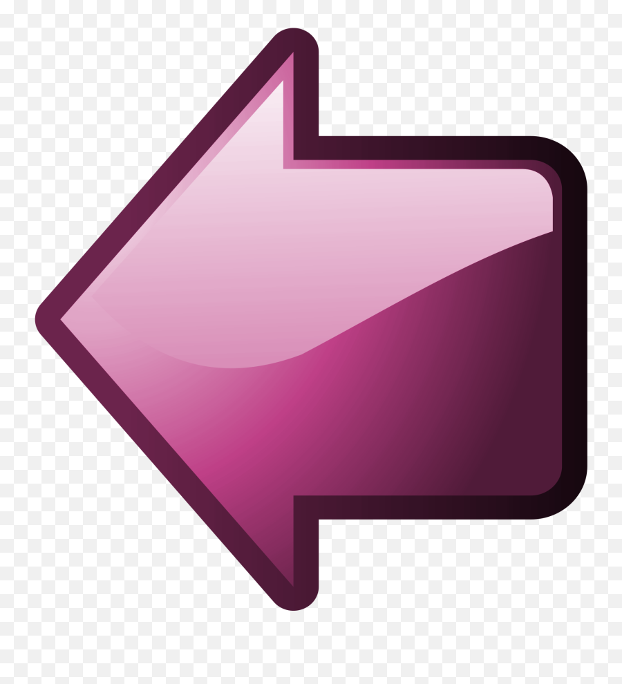 Nuvola Arrow Left Pink - Pink Button Back Png,Pink Arrow Png