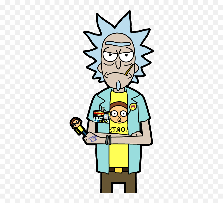 Download Hd Storage Rick - Rick And Morty Rick Hair Png,Rick Png