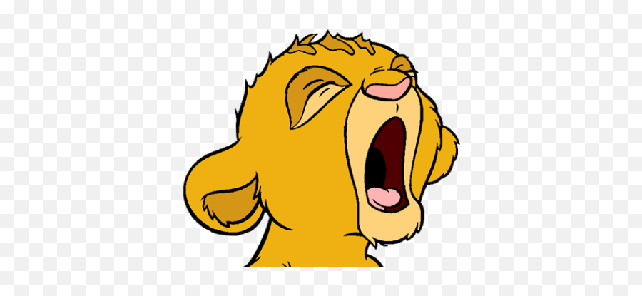 Clipart Roaring Or Yawning Lion With A - Lion Cartoon Open Mouth Png,Lorax Png