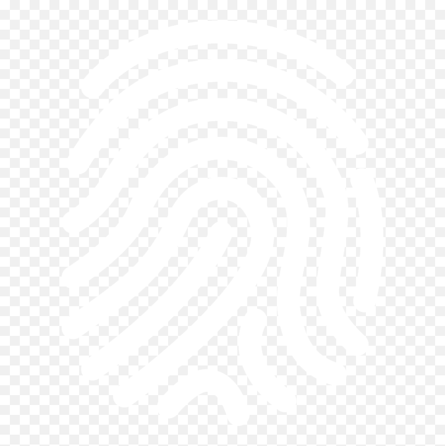 Download Fingerprint Icon Png - Finger Print White Icon,Finger Print Png