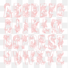 Siri Alphabet Font - Illustration png