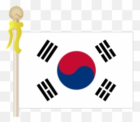 South Korea Flag Pastel Png Download
