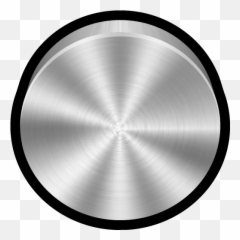 Apple Blank Brushed Leopard Metal Icon - Button Metal Icon Png