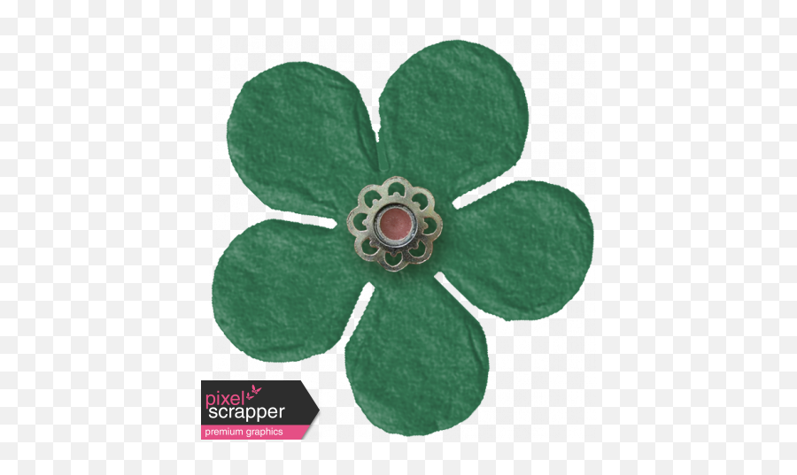 Taiwan Paper Flower - Green Graphic By Marisa Lerin Pixel Artificial Flower Png,Paper Flower Png