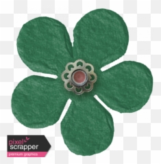Taiwan Paper Flower - Green graphic by Marisa Lerin Pixel Artificial png