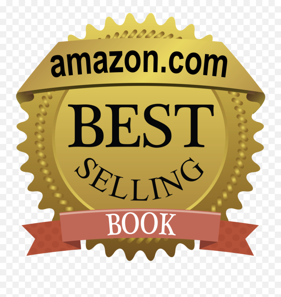 Amazon Best Selling Book Gold Badge - Label Png,Best Seller Png