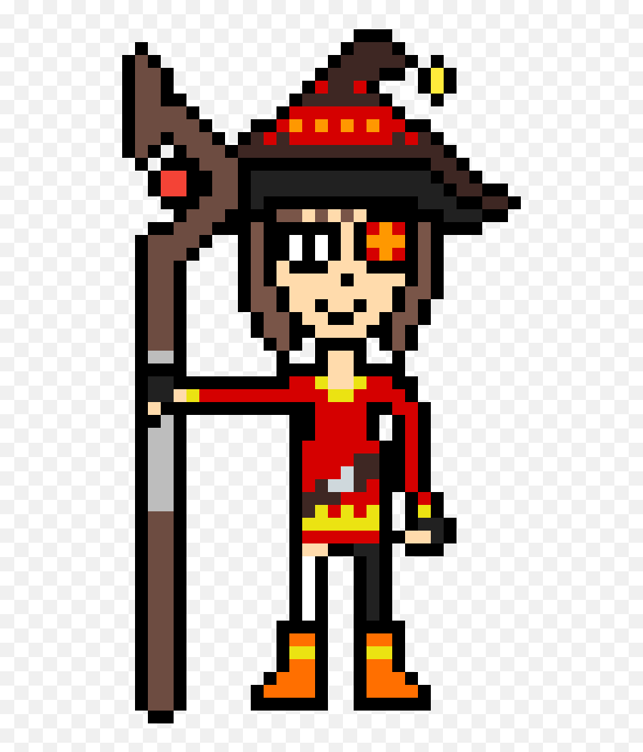 Pixilart - Megumin By Kiddlekai Fictional Character Png,Megumin Png