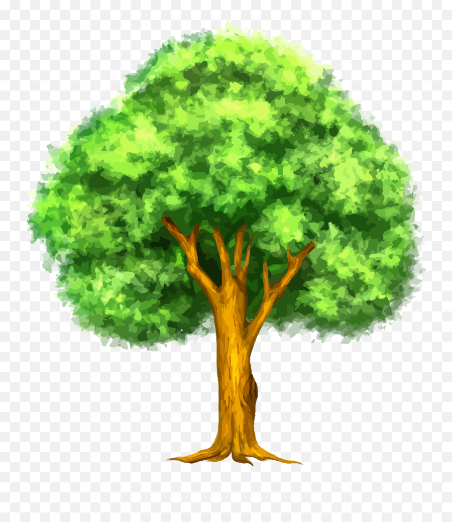Retro Tree Clipart Vintage Trees U2013 Clipartlycom - Trees Clipart Png,Tree Drawing Png