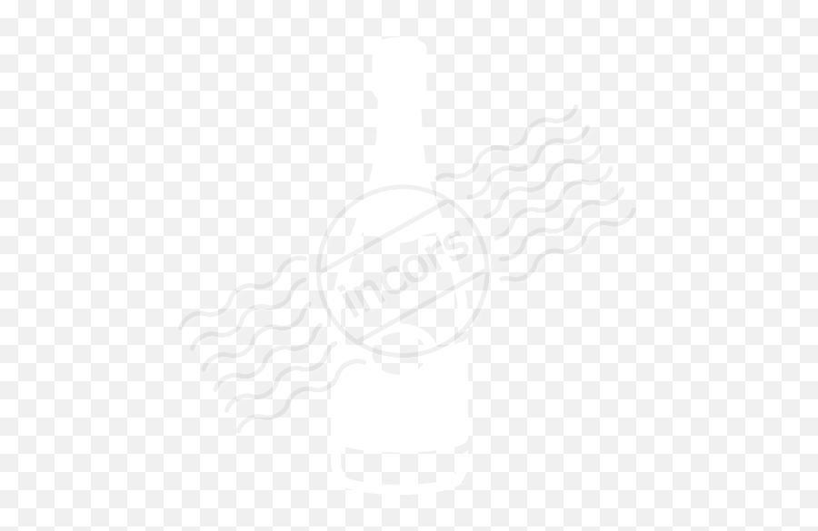 Champagne Bottle Icon - Champagne Bottle Icon White Png,Champagne Bottle Png