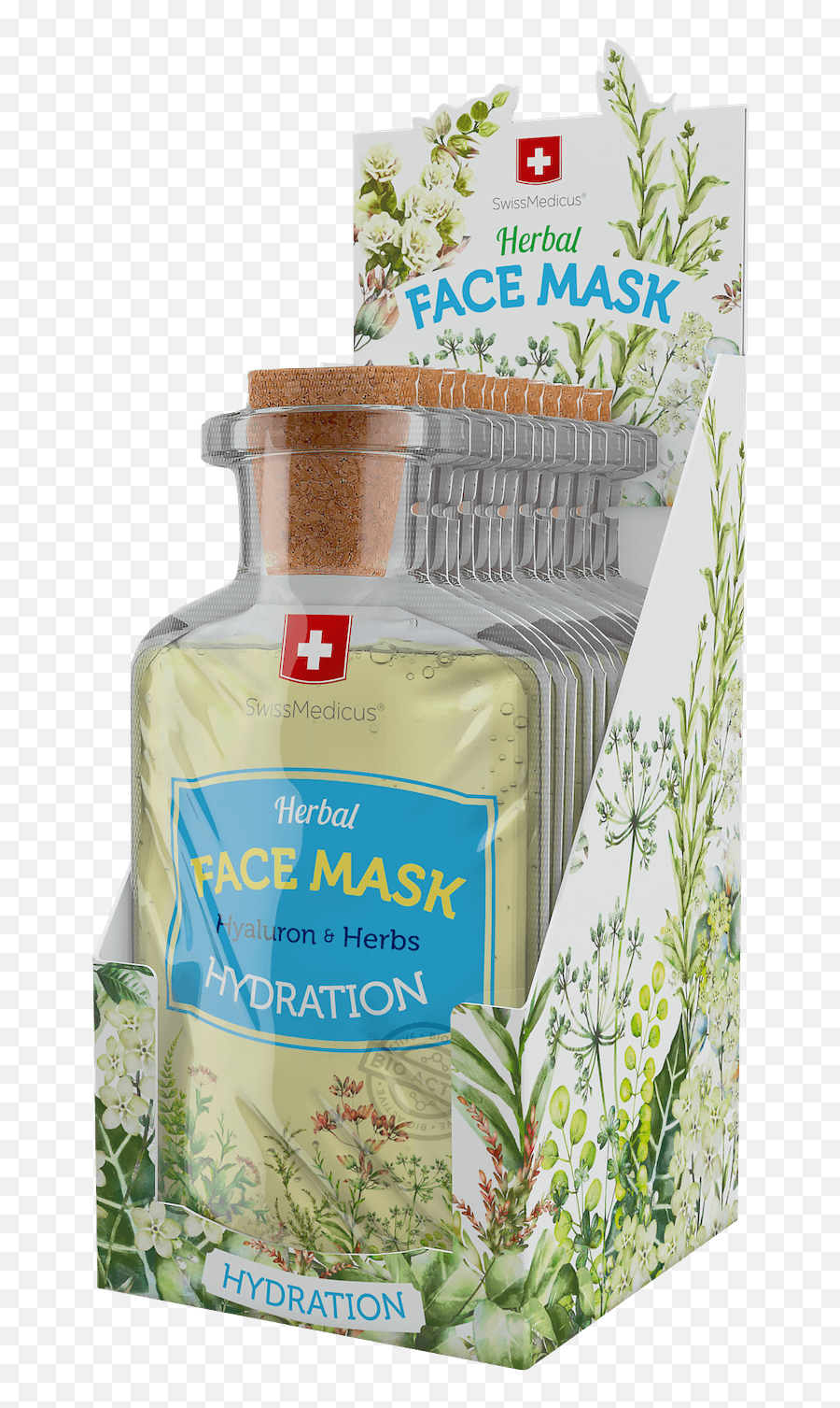 Herbal Face Mask Hydration - Display 24 X 17 Ml Swissmedicus Herbal Face Mask Hydration Png,Herb Png