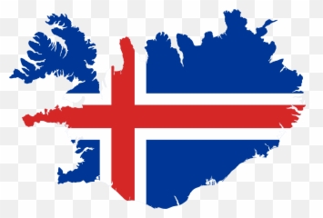 Iceland Flag Map Clipart Free Download Transparent Png - Iceland Flag Png,Guyana Flag Png