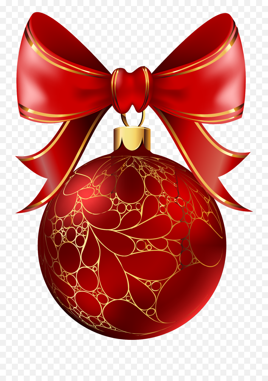 Christmas Hanging Ball - Christmas Png Image U0026 Clipart Christmas Bauble With Bow,Hanging Christmas Ornaments Png