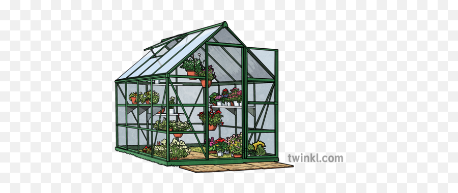 Greenhouse Building Landscaping Agriculture Tools Plants - Polycarbonate Png,Landscaping Png
