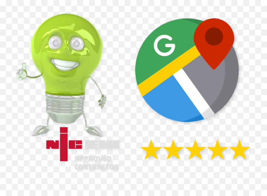 Electrician South Shields - Google Maps Round Icon Png,5 Star Review Png