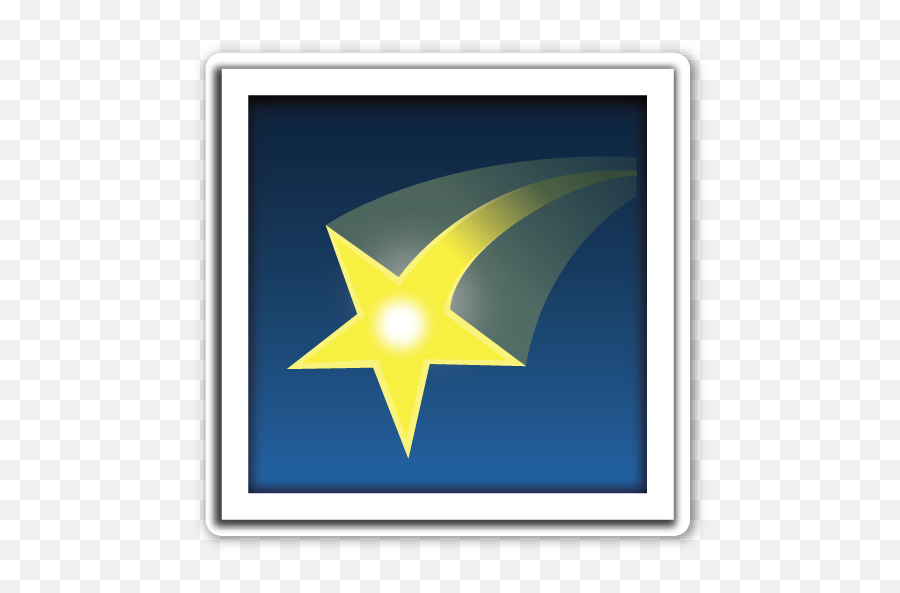 Shooting Star Stars Emoji - Vertical Png,Star Emoji Transparent