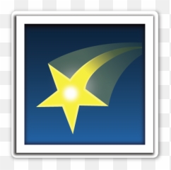 Shooting Star Stars Emoji - Vertical png