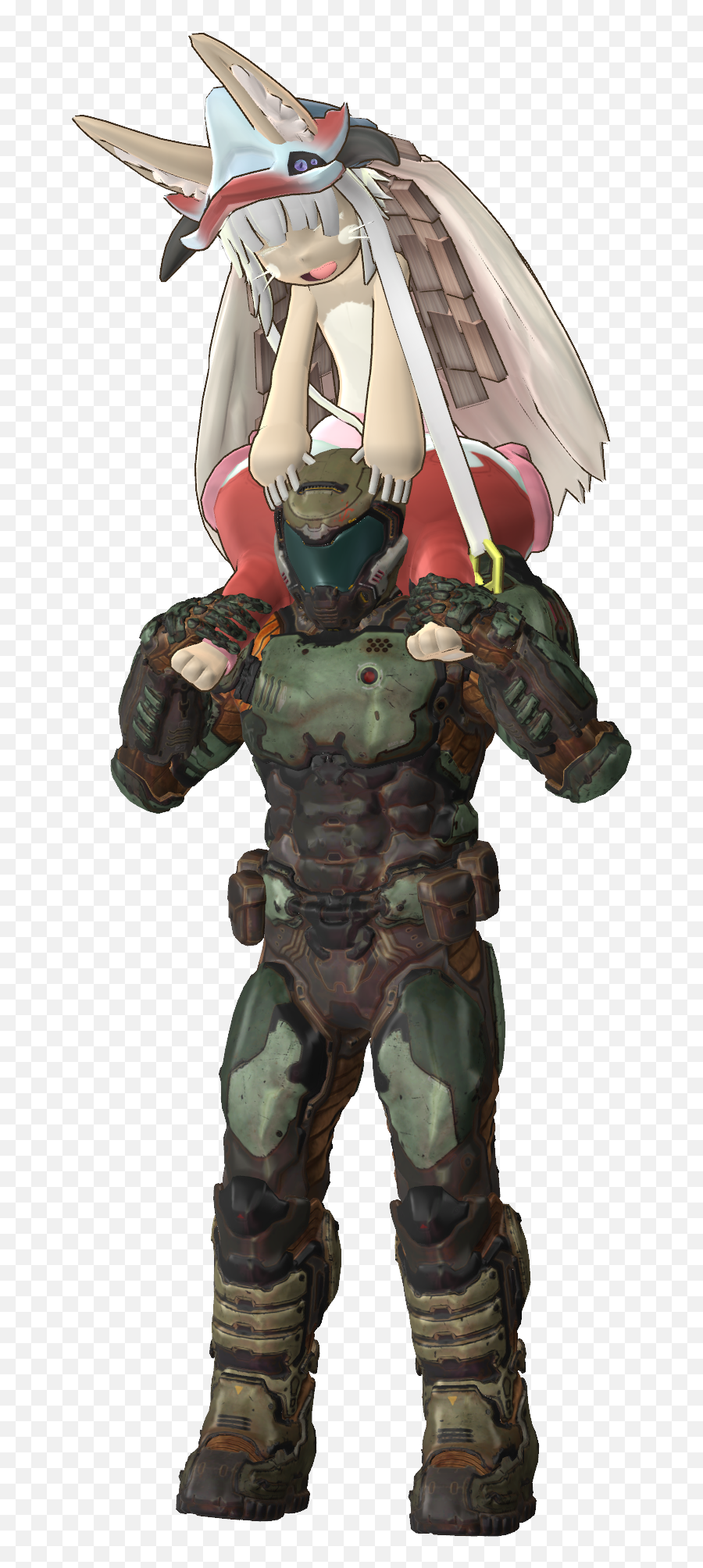 Madeinabyss - Nanachi And Doom Slayer Png,Doomguy Transparent