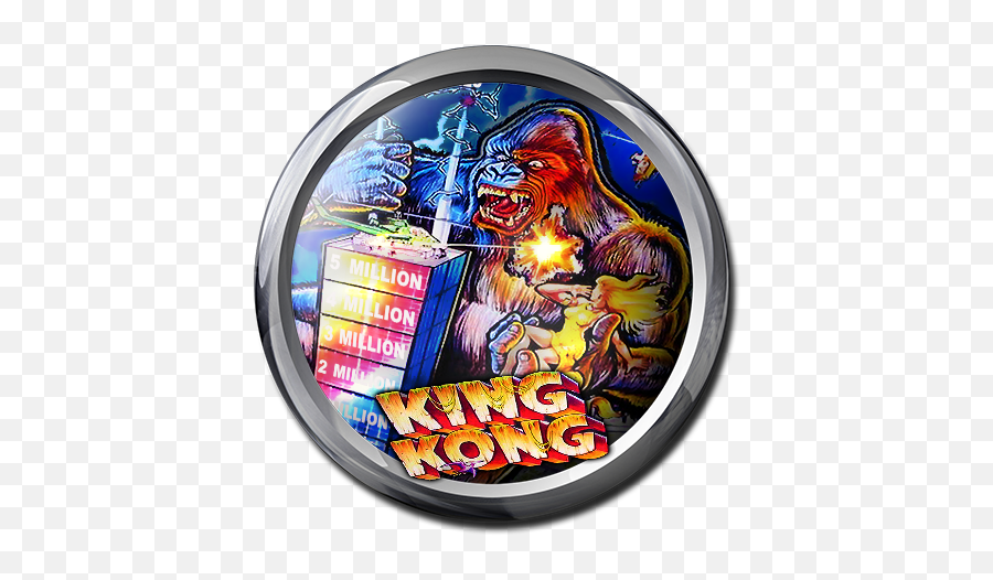 King Kong Tarcisio Wheel U2013 Vpinballcom - Fictional Character Png,King Kong Transparent