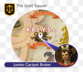 The Manderville Gold Saucer - Ffxiv Mini Cactpot Location png