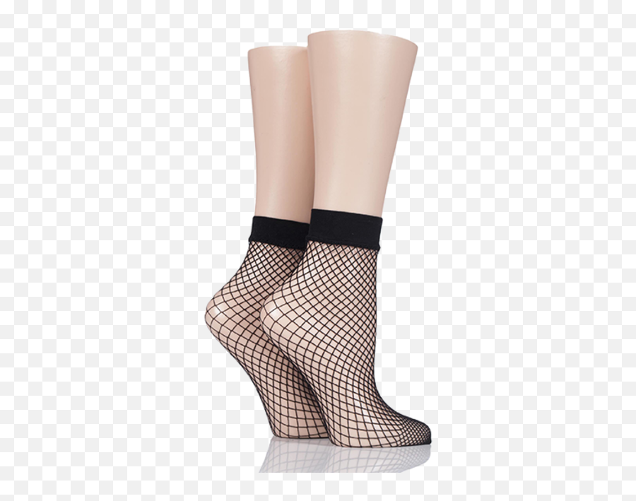 2 Pair Elle Classic Fishnet Anklet Socks - Tights Png,Fishnet Pattern Png