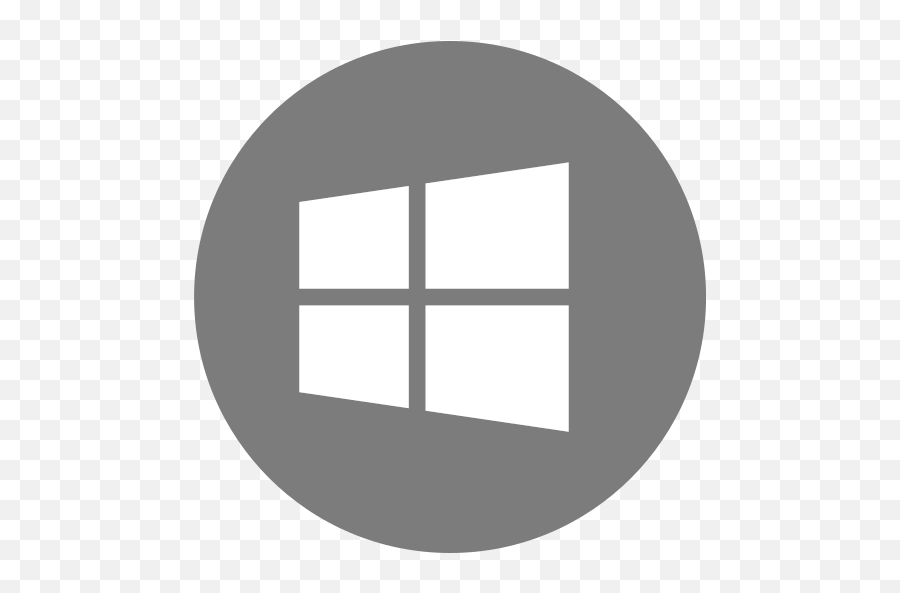 Media Online Operating Social - Windows Grey Logo Transparent Png,Window Media Center Icon