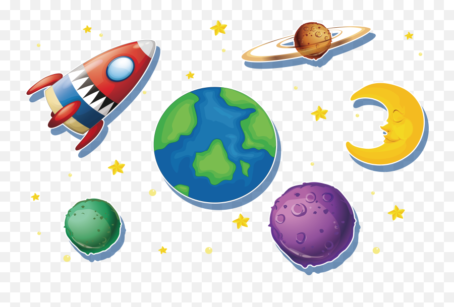 T Shirt Clip Art The Galaxy In - Planet Cartoon Backgrounds Planet Cartoon Png,Planet Png