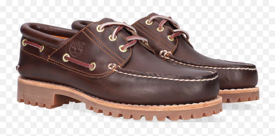 Brown Timberland Lace - Lace Up Png,Timberland Men's Icon Three Eye Classic Shoe