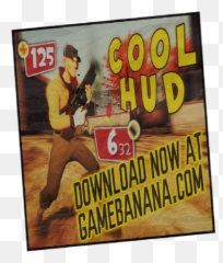 Cool Hud Poster Team Fortress 2 Sprays - Vintage Advertisement png