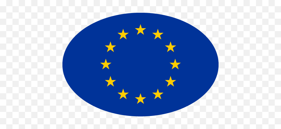 Vector Country Flag Of The European Union - Oval Vector European Union Flag Png,Union Jack Icon