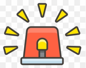 Police Car Light Emoji Icon Png Transparent