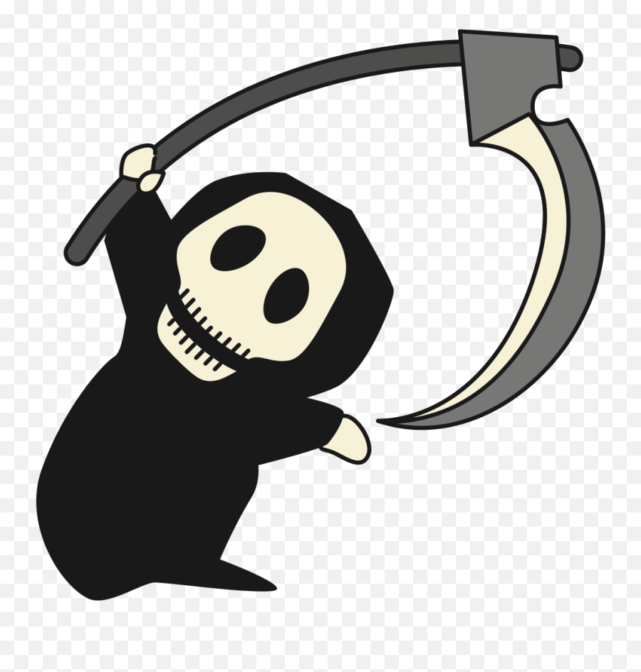 Not So Grim Reaper 2 - Onlinelabels Clip Art Clip Art Death Png,Grim Reaper Png