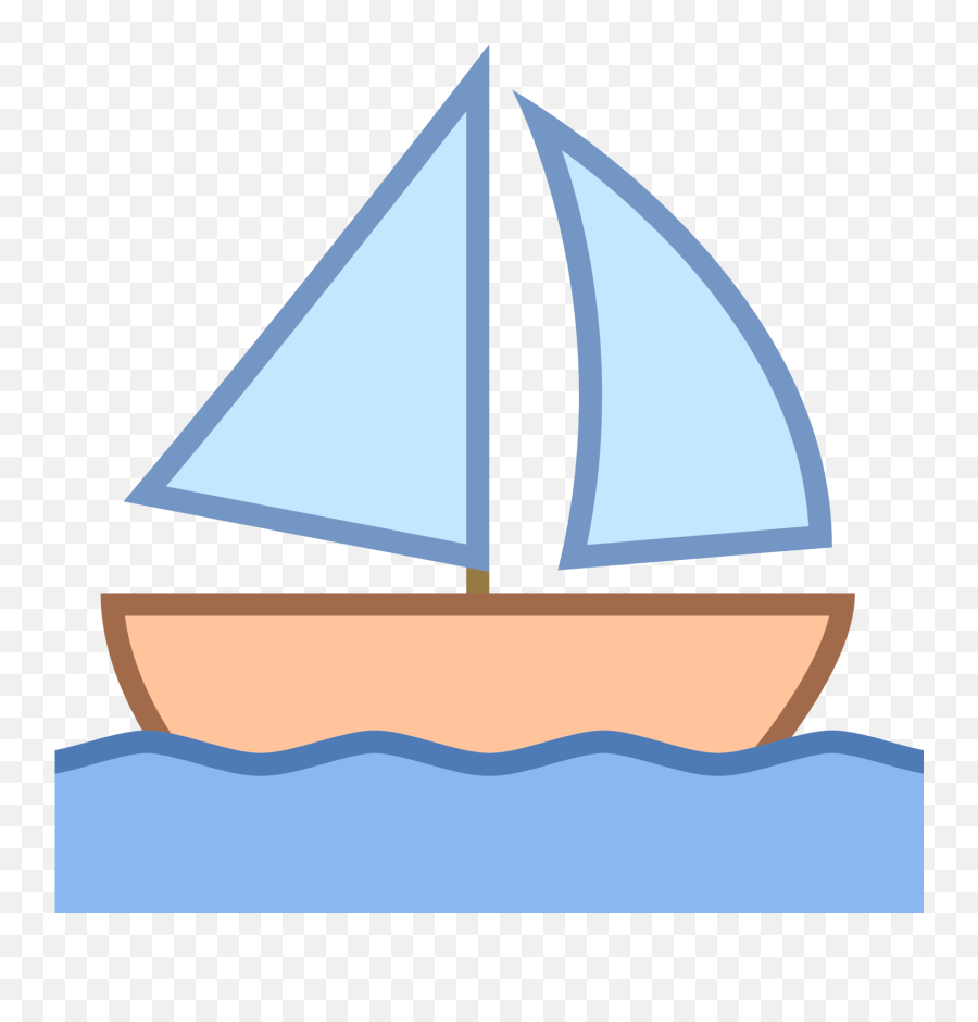 Download Hd Boat Icon Png - Sail Icon Transparent Png Image,Speed Boat Icon