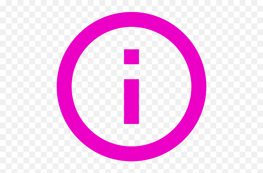 Information Icon Png Symbol Pink - Red Information Icon,Information Icon Font