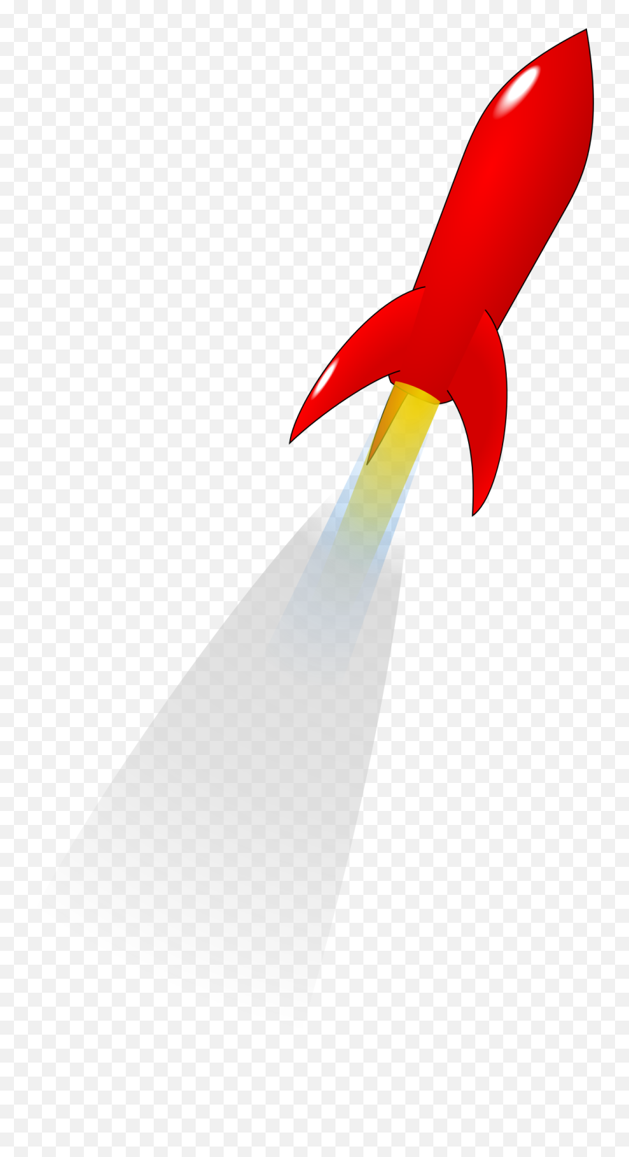 Launching Red Rocket Clipart - Rocket Gif Png Transparent,Rocket Clipart Png