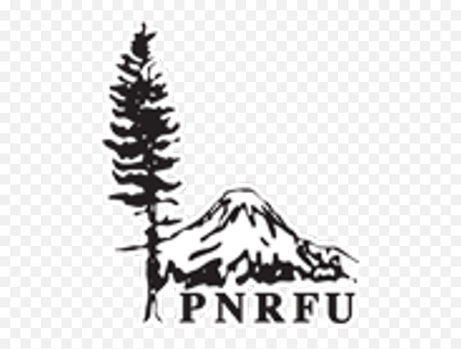 Pacific Northwest Rugby Football Union - Line Art Png,Pine Tree Canoe Icon