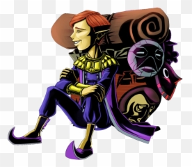 Download Free Salesman Pic Mask Happy Png Hd - Legend Of Zelda Bag
