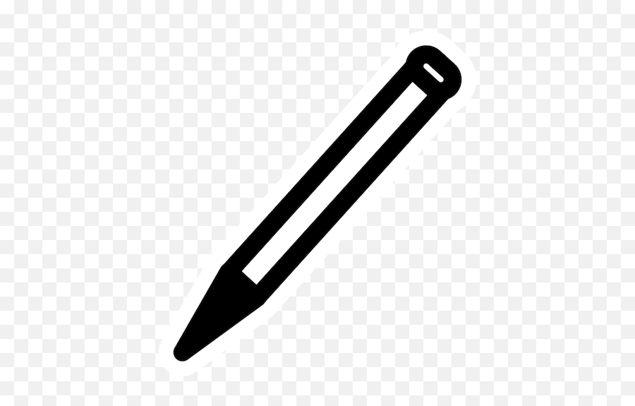 Pencil Icon Public Domain Vectors - Crayon Noir Et Blanc Png,Pens Icon