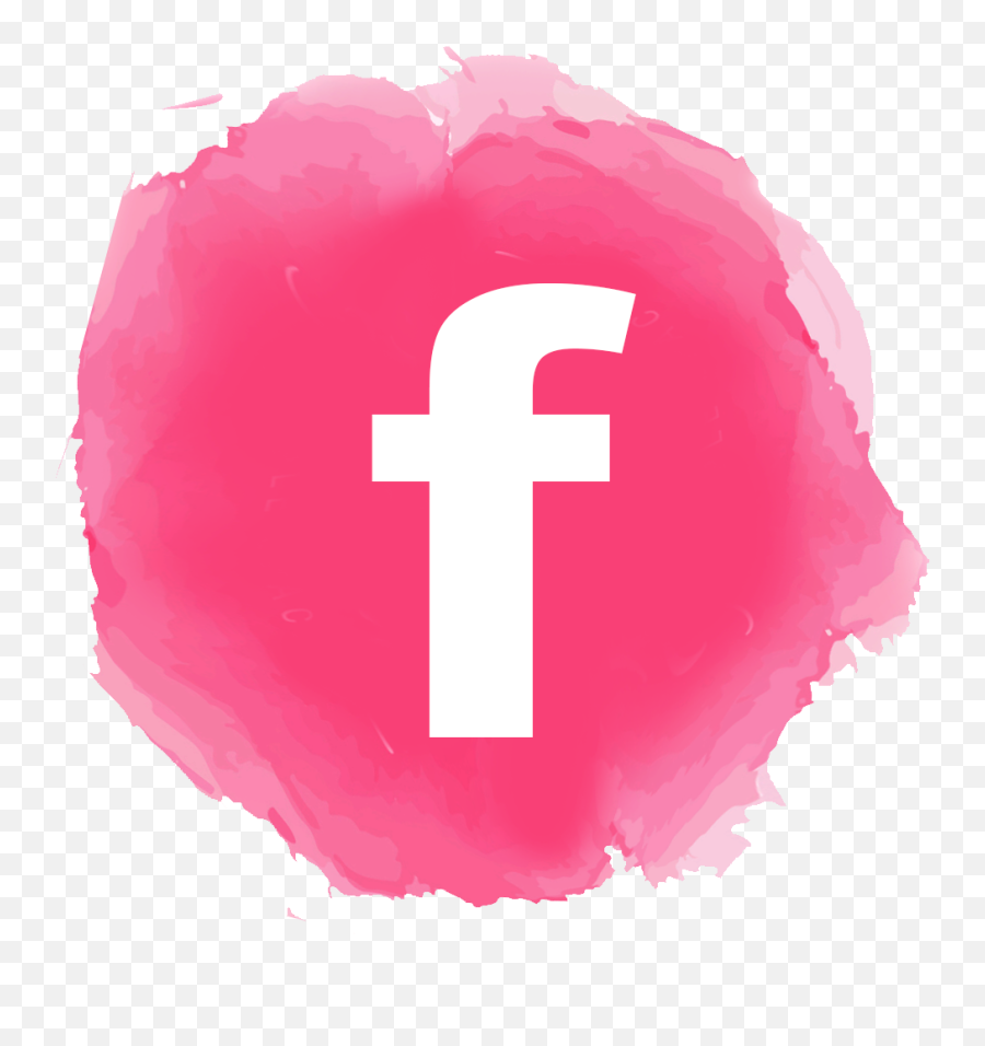 Facebook Watercolor - Facebook Logo Png Watercolor,Facebook And Instagram Logos