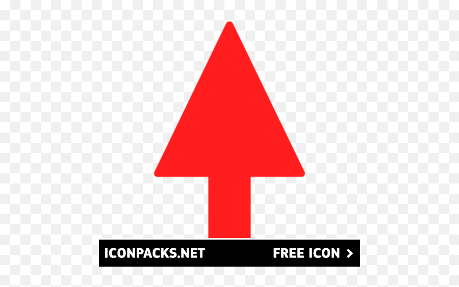 Free Red Arrow Up Png Svg Icon Icons - Vertical,Straight Arrow Icon