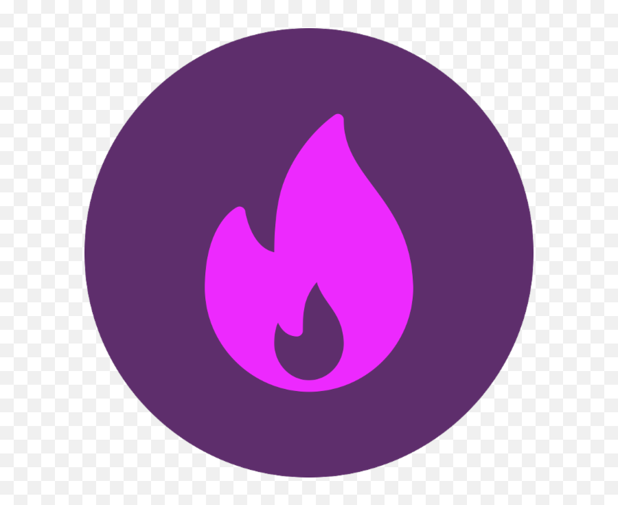 Richfolio - Language Png,Purple Fire Icon