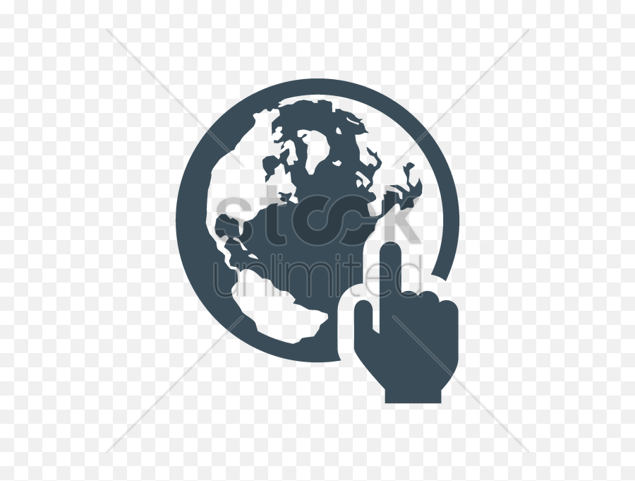 Hand Pointing - 2005212 Png,Google Earth Icon