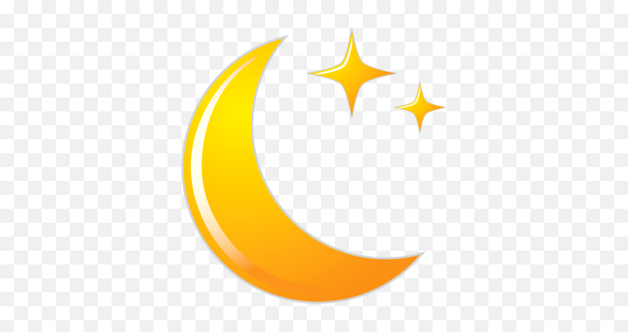 Crescent Moon Icon - Half Moon With Star Png,Crescent Moon Png