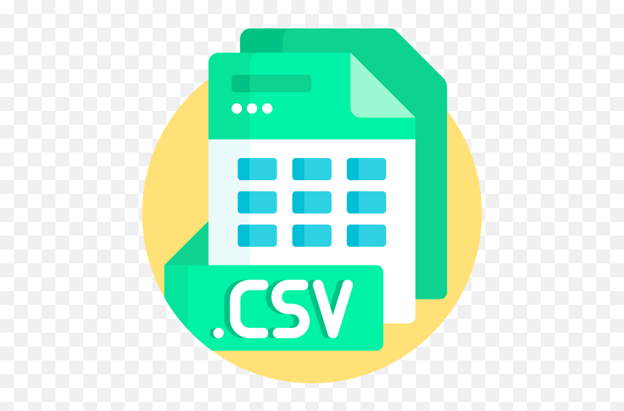 Csv - Free Files And Folders Icons Png,Csv Icon Png